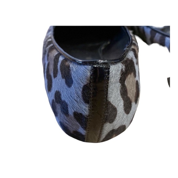 J.Crew Collection Women's Flat Slip On Loafer Shoes leopard Print Calf Hair Sz 6 - Picture 5 of 6